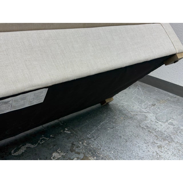 Restoration Hardware Belgian Track Arm Sofa For Sale - Image 10 of 12