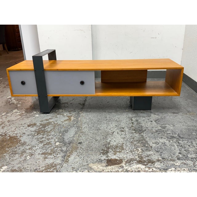 2010s Factory 1 Vertebrae Low Media Console For Sale - Image 5 of 12