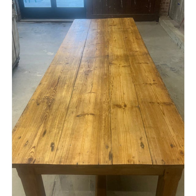 Long 19th Century French Sewing / Dining Table For Sale - Image 10 of 12
