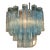 Modern Blue "Trochi" Style Murano Chandelier For Sale