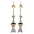 Chinoiserie Mid 20th Century Pewter Chinoiserie Lamps With Brass Detail - a Pair For Sale - Image 3 of 5