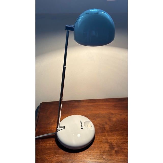 Plastic 1980s Tensor Adjustable Postmodern Eyeball Task Lamp For Sale - Image 7 of 8