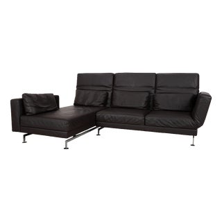 Moule Leather Corner Sofa from Brühl For Sale