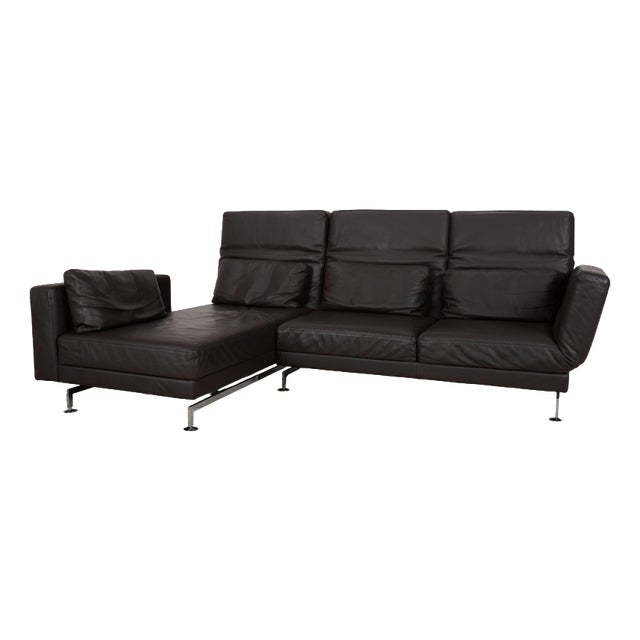 Moule Leather Corner Sofa from Brühl For Sale