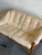 Teak Beige Loveseat Settee Sofa Lounge Upholstered Furniture in Style of Domino Mobler Denmark 1960s For Sale In Los Angeles - Image 6 of 10