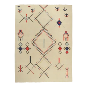 Moroccan Style High-Low Rug - 10'02 X 13'08