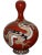 Late 19th Century Japanese Cloisonne Enamel Red Gourd Shaped Dragon Vase Meiji For Sale - Image 5 of 10