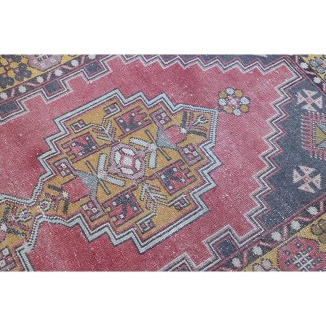 1980s 1980s Turkish Red Medallion Oriental Rug For Sale - Image 5 of 12