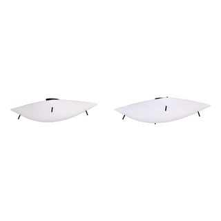 Model 3032/F Ceiling Lamp by Gino Sarfatti for Arteluce Italia, 1954, Set of 2 For Sale
