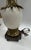 Stiffel Vintage Signed Stiffel Neoclassical Brass and White Enamel Column Table Lamp For Sale - Image 4 of 11