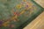 Textile 1920s Green Floral Bamboo Antique Chinese Art Deco Carpet 7' 10'' X 9' 7'' Knotted Wool Rug For Sale - Image 7 of 11