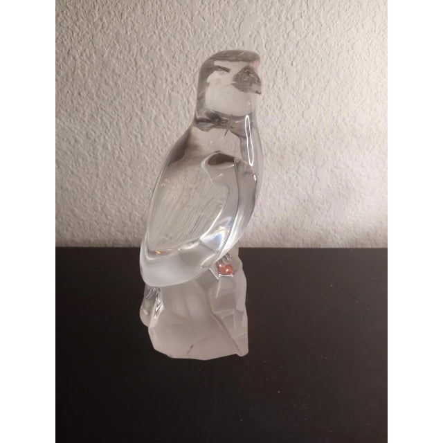 Transparent 1980s Bleinristall Germany Clear Crystal Eagle Figurine For Sale - Image 8 of 8
