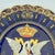 Gustave Asch French Tours Blue & Gold Porcelain Crest Plates, Set of Six For Sale - Image 11 of 18