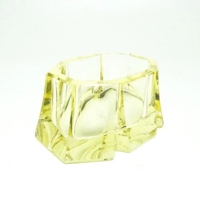 Glass Art Deco Czechoslovakian Toolbox by Moser, 1930s For Sale - Image 7 of 9