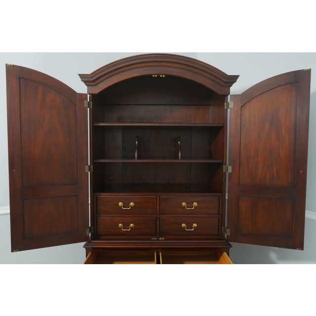Henkel Harris Henkel Harris Model #165 Mahogany Dome Top Armoire Cabinet For Sale - Image 4 of 18
