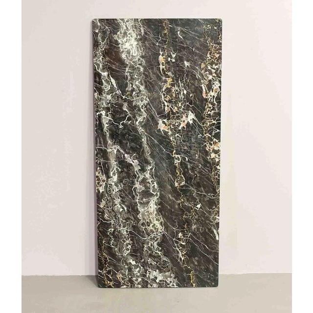 Black Marble and Brushed Steel Coffee Table by Kho Liangh for Artifort, 1960s For Sale - Image 12 of 17