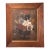 Antique Victorian Rosewood Framed Floral Still Life Watercolor Painting For Sale
