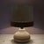 Suede Upholstered Table Lamp, France, 1970s For Sale - Image 4 of 7