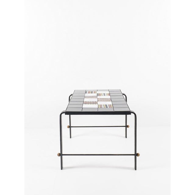 Mid-Century Modern Ceramic Coffee Table, 1950 For Sale - Image 3 of 7