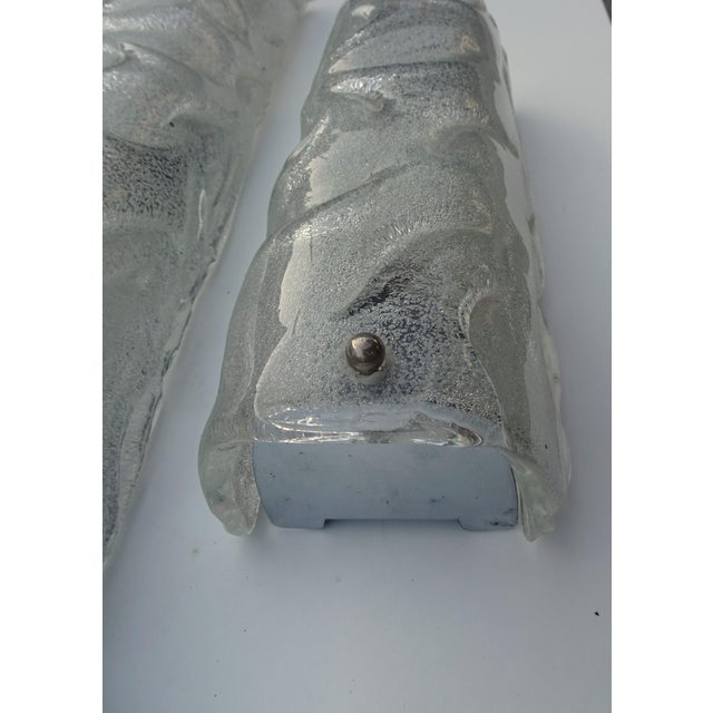 Large Wall Lamps in Glass from RZB Leuchten, 1970s, Set of 3 For Sale - Image 6 of 15