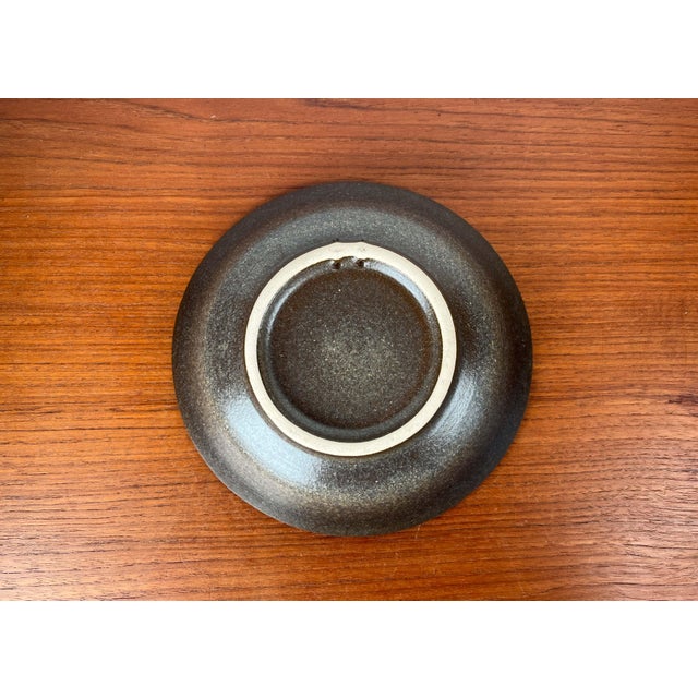 Mid-Century German Pottery Wall Bowl, 1960s For Sale - Image 4 of 11