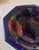 Black Moorcroft Pottery Fruit Bowl “Pansy” Pattern For Sale - Image 8 of 9