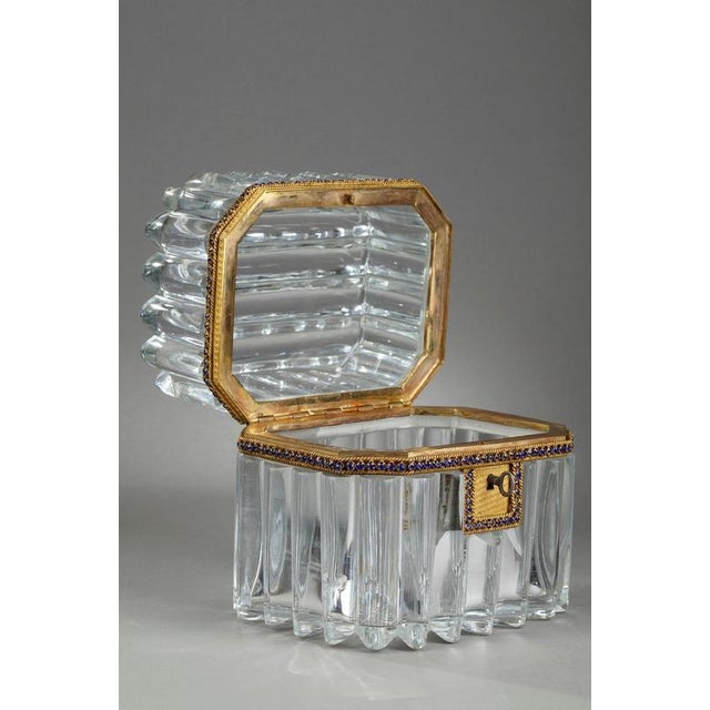 Casket with Cut Crystal and Gilt Bronze For Sale - Image 9 of 12