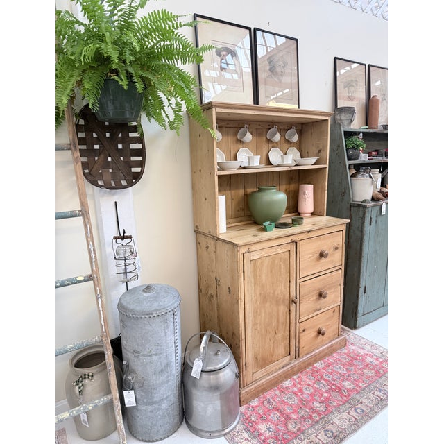 English 19th Century English Pine Welsh Dresser For Sale - Image 3 of 12