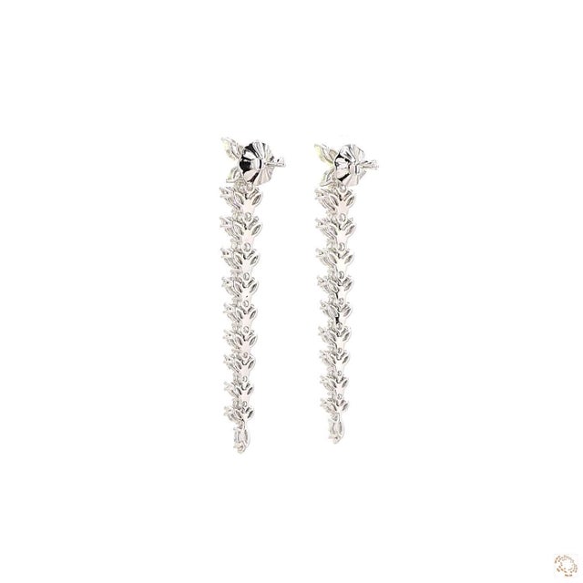 Early 21st Century 1.61 Carat Round Brilliant Cut Diamond Gold Earrings, Pair For Sale - Image 5 of 9