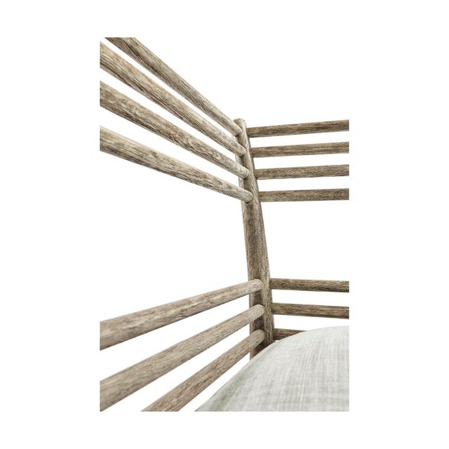 Neoclassical Neoclassical Gustavian Slatted Wood Bench Sofa For Sale - Image 3 of 14
