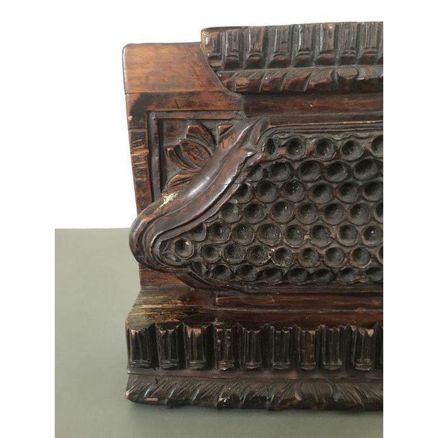 Mid-18th Century Wood Hand-Carved Architectural Sculpture, China, 1770 For Sale - Image 18 of 18
