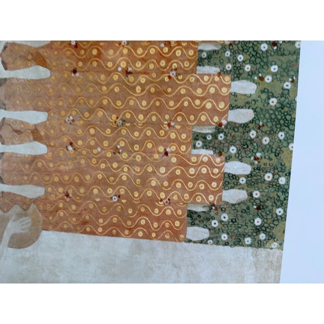 Gustav Klimt (1862-1918), Beethovenfries: 'Diesen Kuß Der Ganzen Welt', 1902, Collection...copyright Acte...printed in the Netherlands For Sale - Image 12 of 13