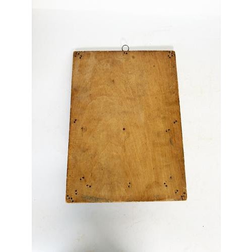 Gilded Mirror with Letter Holder, France, 1970s For Sale - Image 13 of 14