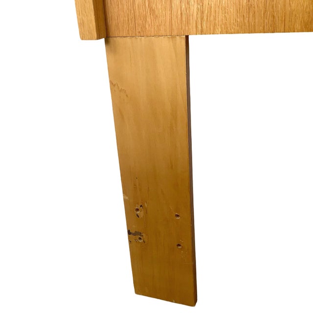 Vintage Modern Brutalist Queen Headboard by Tobago Furniture For Sale - Image 4 of 10