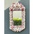 Hollywood Regency Vintage Shell Encrusted Mirror For Sale - Image 3 of 12