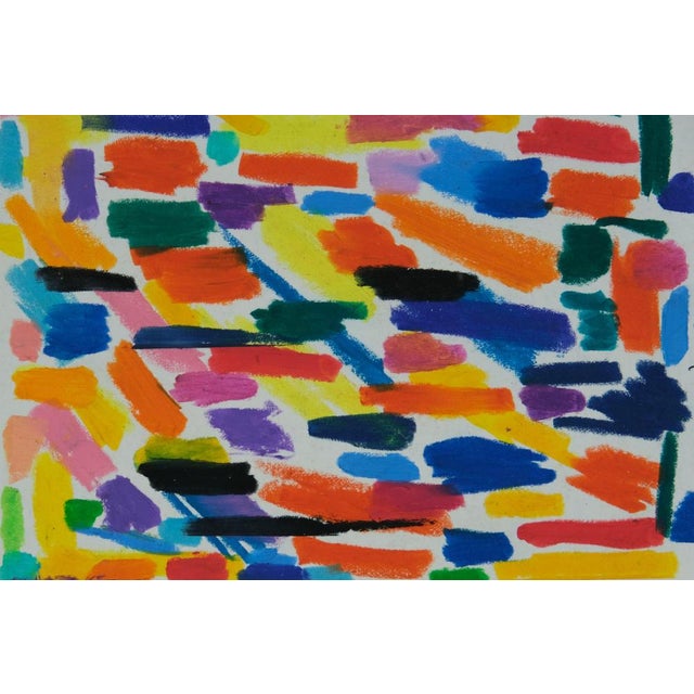 Modern Françoise Galle, Palette en Fête, Pastel For Sale - Image 3 of 7