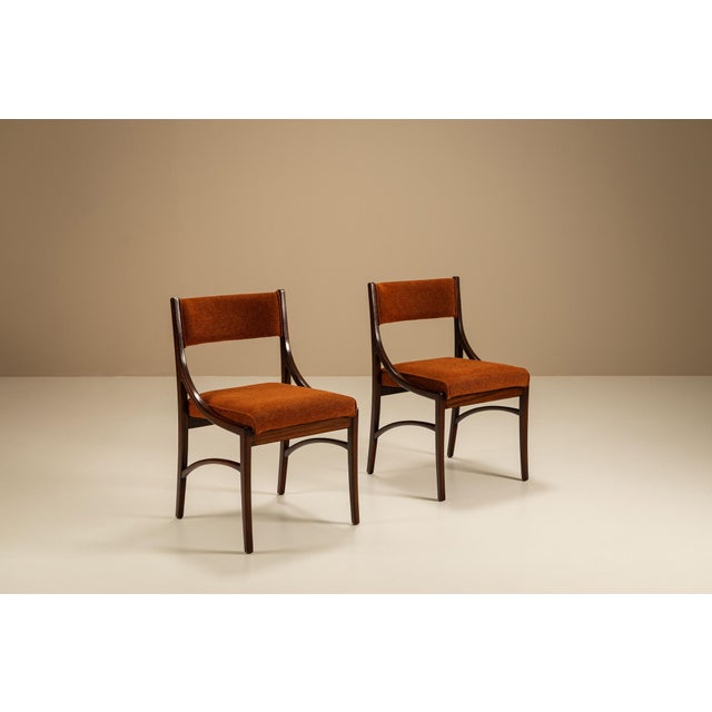 Ico Parisi’s talent for refining structure into elegance is evident in this rare pair of Model 110 dining chairs, designed...