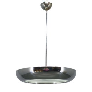 Bauhaus UFO Pendant Light by Josef Hurka for Napako, 1930s For Sale