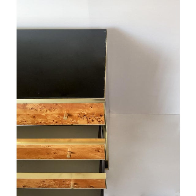 Black Vintage Chest of Drawers, 1970s For Sale - Image 8 of 11