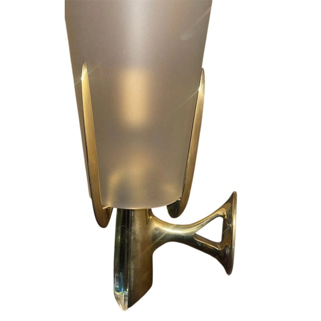 Glass Set of Four Rare Sconces by Max Ingrand for Fontana Arte, Italy, 1959. For Sale - Image 7 of 14