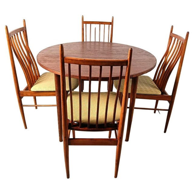 Mid-Century Dining Set by Arne Vodder, Denmark, 1960s, Set of 5 For Sale - Image 13 of 13