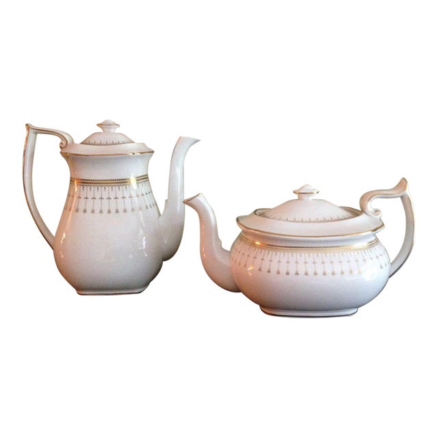 Spode Queen's Gate Teapot & Lid and Coffee Pot & Lid a Pair Chairish