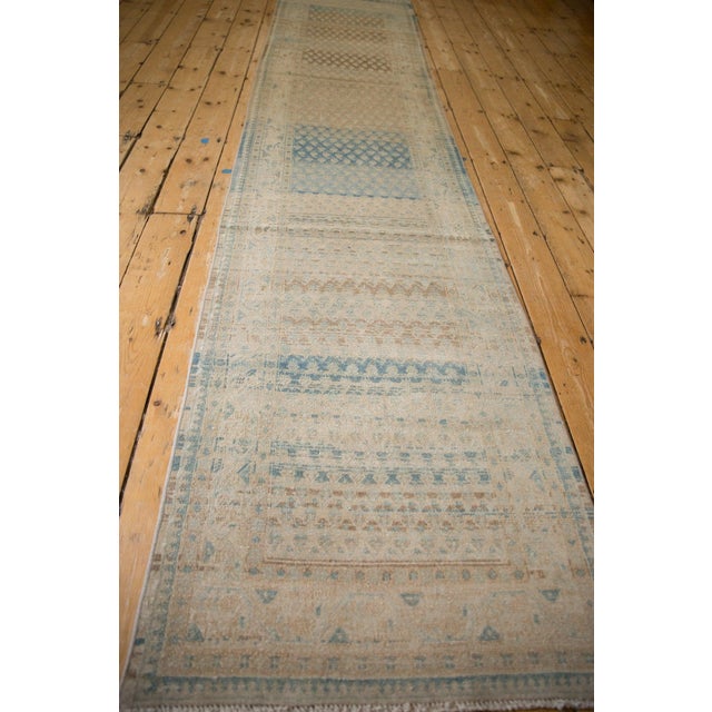 Traditional 1950s Vintage Persian Mir Sarouk Boteh Wool Runner For Sale - Image 3 of 12