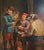 Metal Pair of 19th Century Flemish Tavern Scene Oil Paintings on Copper For Sale - Image 7 of 12