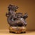 Mid 20th Century Vintage Cloisonne Enamel Dragon Sculpture – 9.1" Gilt Bronze Censer Figure For Sale - Image 5 of 10