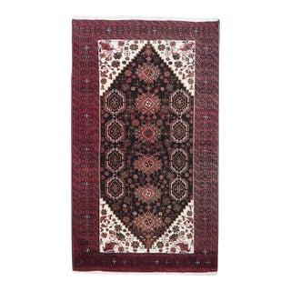 Vintage Balouch Rug 3'4'' x 6'6'' For Sale