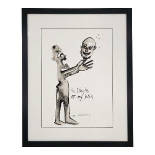 He Laughs at My Jokes - Fran Bull, C. 1987 For Sale