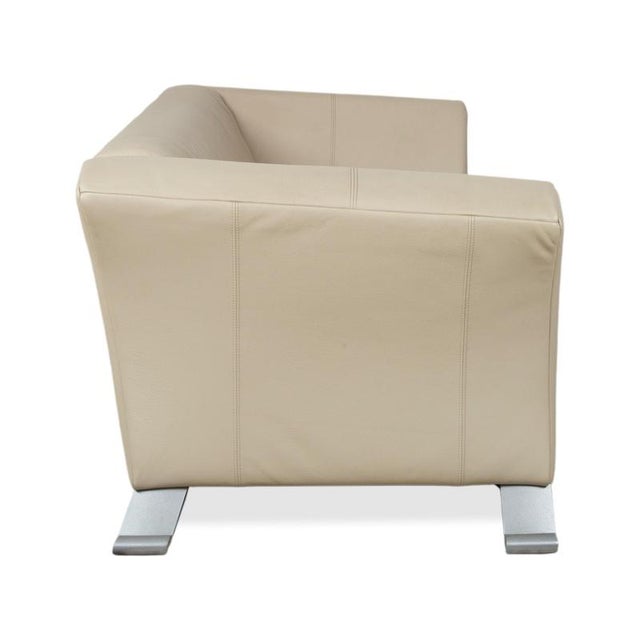 322 Three-Seater Sofa in Leather from Rolf Benz For Sale - Image 11 of 14