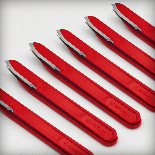 Casino Cutlery Set for Six People from Sedasco, France, 1970s, Set of 12 For Sale - Image 9 of 15