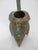 Chinese Bronze Ware Taotie Face Portable Wine Ritual Tripod Pot Vessel For Sale - Image 13 of 14